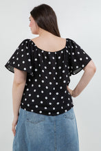 Load image into Gallery viewer, Romance Chic Polka Dot Blouse