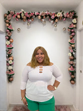 Load image into Gallery viewer, Albaricoque Encanto Cut-Out” – Off Shoulder Stretch