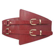 Load image into Gallery viewer, Wine Corset belt