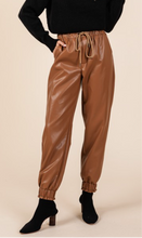 Load image into Gallery viewer, Faux Leather Jogger