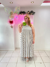Load image into Gallery viewer, Polka Dot Off Shoulder Frida Dress