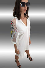 Load image into Gallery viewer, Rock On Fringe Shirt Dress