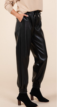 Load image into Gallery viewer, Faux Leather Jogger