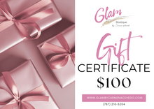 Load image into Gallery viewer, Glam Gift Certificate