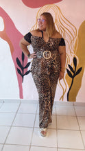 Load image into Gallery viewer, Off Shoulder Animal Print Set