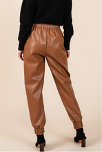 Load image into Gallery viewer, Faux Leather Jogger