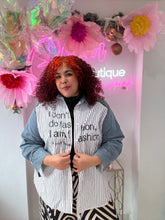 Load image into Gallery viewer, Over Size Blouse “I Am Fashion"