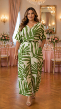 Load image into Gallery viewer, Tropical Chic Wide Leg Jumpsuit