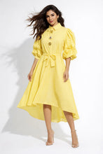Load image into Gallery viewer, Pinstriped Statement Dress