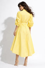 Load image into Gallery viewer, Pinstriped Statement Dress