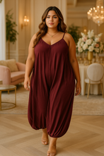 Load image into Gallery viewer, Italian Satin Flow Jumpsuit