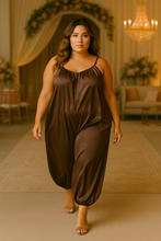 Load image into Gallery viewer, Italian Satin Flow Jumpsuit