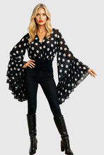Load image into Gallery viewer, Polka Dot Statement Blouse