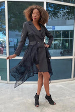 Load image into Gallery viewer, Lace Blazer Dress