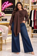 Load image into Gallery viewer, The Draped Edit Statement Top