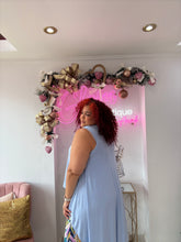 Load image into Gallery viewer, High & Low Baby Blue Top