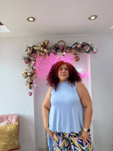 Load image into Gallery viewer, High & Low Baby Blue Top