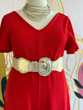 Load image into Gallery viewer, Metallic Wide Stretch Belt
