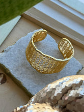 Load image into Gallery viewer, Golden Cuff and Ring Set