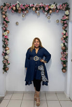 Load image into Gallery viewer, Zebra Denim Tunic