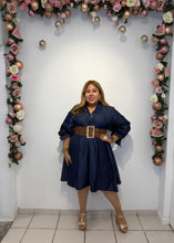 Load image into Gallery viewer, Denim Oversize Tunic Blouse