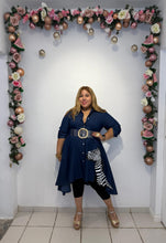 Load image into Gallery viewer, Zebra Denim Tunic