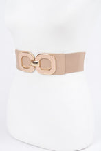Load image into Gallery viewer, Luxe Gold Buckle Stretch Belt