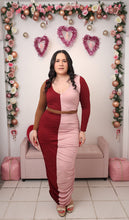 Load image into Gallery viewer, Tri Color Bodycon Dress