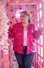Load image into Gallery viewer, Pink Sequin Blazer Set