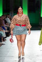 Load image into Gallery viewer, Metallic Fringe Cha-Cha Skort