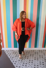 Load image into Gallery viewer, Oversized Low/High Style Blouse