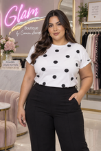 Load image into Gallery viewer, Polka Dot About Town Tee