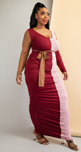Load image into Gallery viewer, Tri Color Bodycon Dress