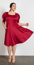 Load image into Gallery viewer, Balloon Sleeve Short Dress