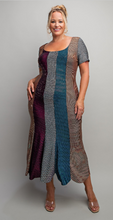 Load image into Gallery viewer, Sequin Multi-Panel Midi Dress