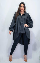 Load image into Gallery viewer, Oversized Low/High Style Blouse