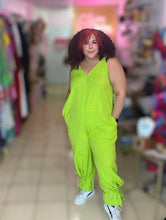 Load image into Gallery viewer, Vibrant Green Jumpsuit