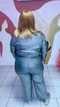 Load image into Gallery viewer, Silver Animal Print Casual Set