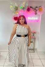 Load image into Gallery viewer, Polka Dot Off Shoulder Frida Dress