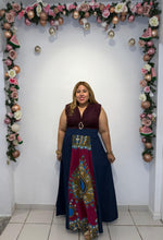 Load image into Gallery viewer, Denim Flare Maxi Skirt