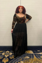Load image into Gallery viewer, Velvet Bodysuit And Skirt Set