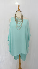 Load image into Gallery viewer, Cold Shoulder Tunic Blouse / Dress