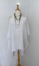 Load image into Gallery viewer, Cold Shoulder Tunic Blouse / Dress