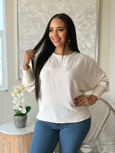Load image into Gallery viewer, Bohemian Glitter Details Top