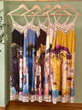 Load image into Gallery viewer, Artistic Print Italian V Neck Midi Dress