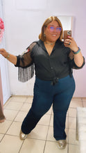 Load image into Gallery viewer, Rock On Fringe Shirt Dress