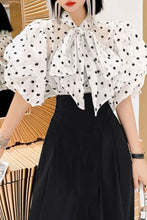 Load image into Gallery viewer, Polka Dot Sheer Blouse
