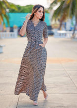 Load image into Gallery viewer, Geo Print Maxi Dress
