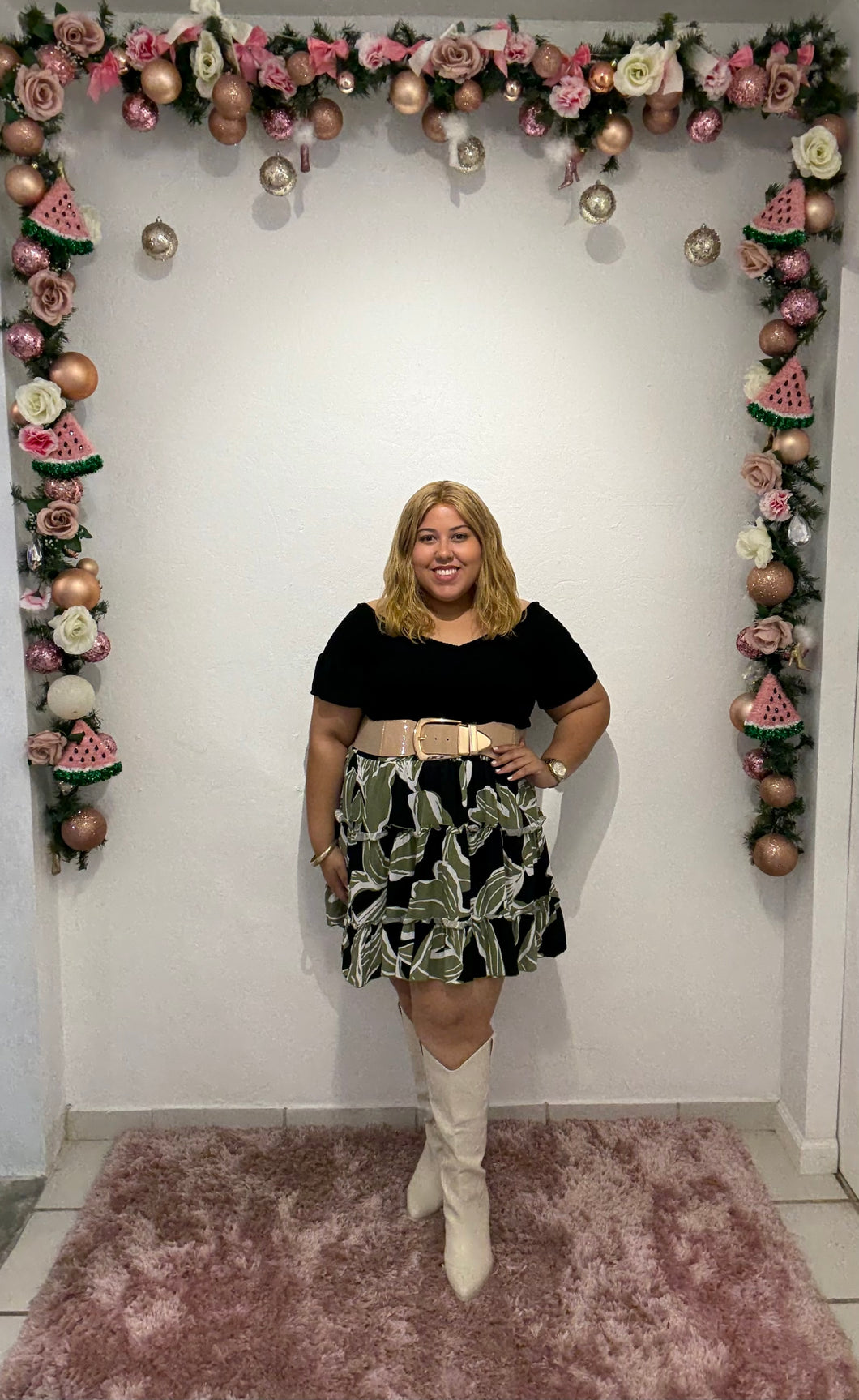 Paulin - Tropical Print Skirt / Blouse