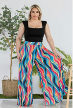 Load image into Gallery viewer, Multicolor Waves Palazzo Pant
